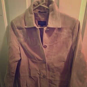 Suede women’s coat